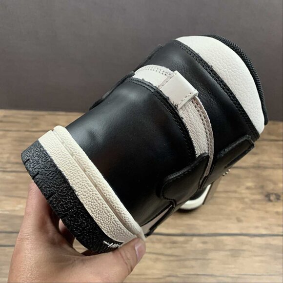 AMIRI Skeleton High Skel top Black And White Unisex Sneakers - Picture 12 of 14